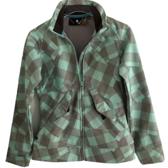 Salomon Green Print Jacket Womens Size XS - Picture 14 of 14